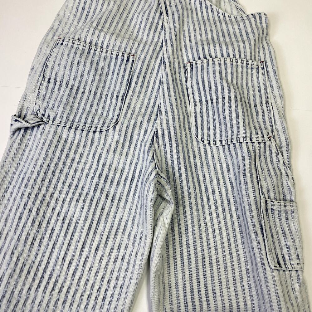 Faherty Topsail Overall Small Railroad Stripe Faded Boho Slouchy Classic - Picture 11 of 16